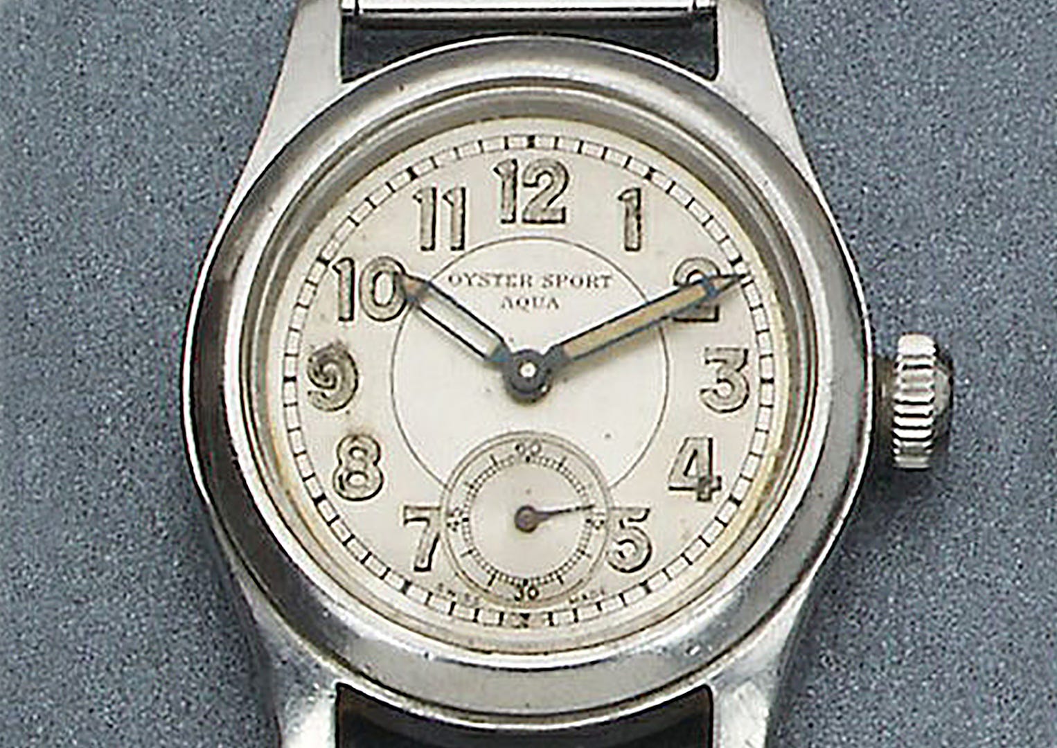 Long before the Submariner came the Sport Aqua.  Image courtesy of Bonhams