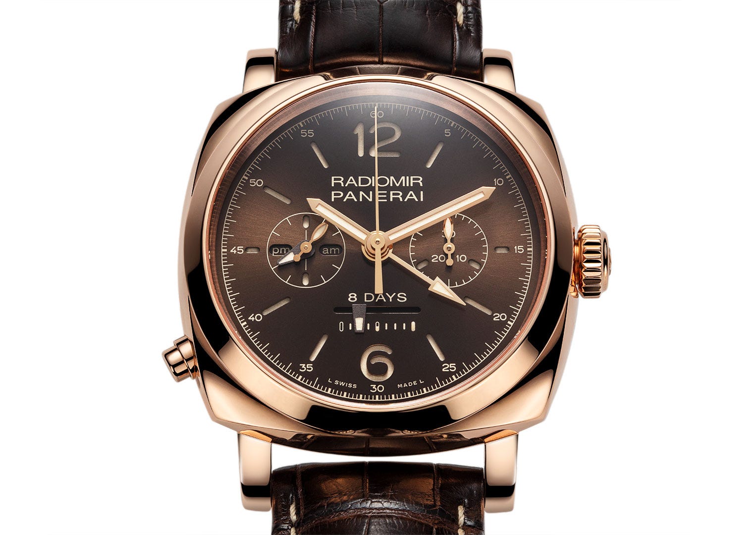 The Panerai Radiomir was first introduced in 1936. It was given to Italian Naval divers in the build up to the war