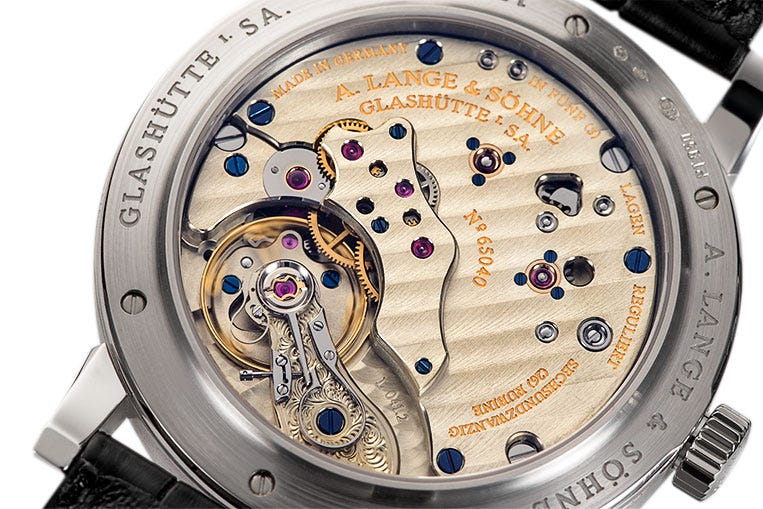 The calibre L041.2 is an example of the very best of German watchmaking