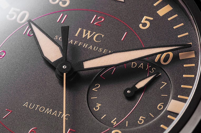 IWC Big Pilot's Watch Top Gun Miramar dial
